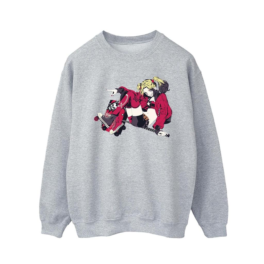 DC Comics Мужская толстовка Harley Quinn Rollerskates