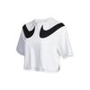 Sportswear Swoosh Logo Crop Top T-Shirt Women Tops White DD5591-100