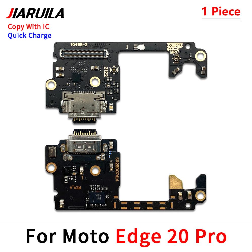 Для Moto Edge 20 Lite Pro Edge 30 Fusion Neo USB-порт для зарядки Зарядная док-станция Разъем Дополнительный шлейф с микрофоном