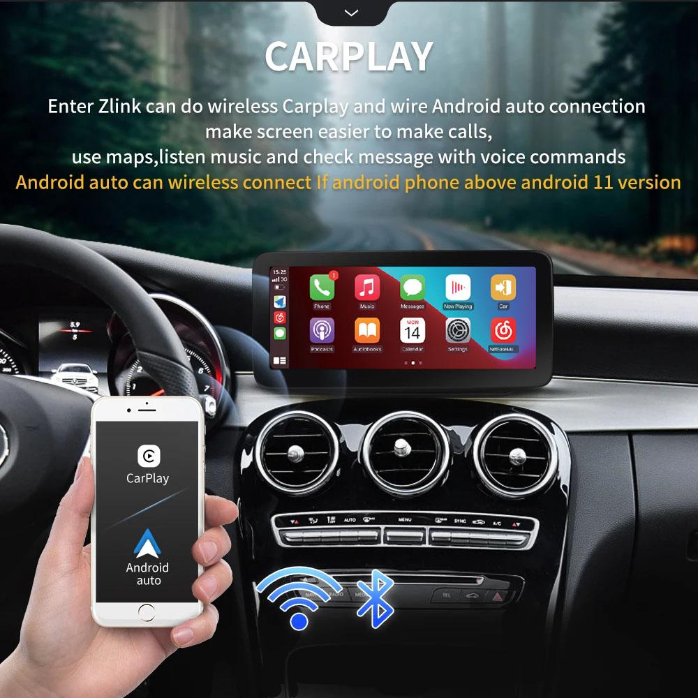 10,25-дюймовый экран Android 13 Carplay автомобильное радио для Mercedes S Class W221 LHD 2009-2011 GPS мультимедийный плеер 4G Wifi