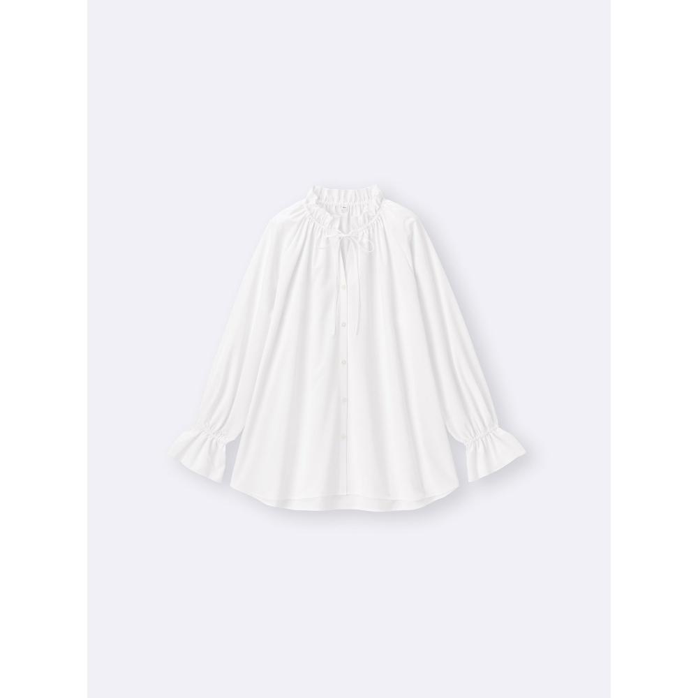 GU by Uniqlo Туника с оборками на шее