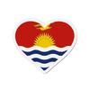 Aimant Coeur Drapeau Kiribati - Multicolore - 6 Cm - 50 Pièces - Résine Synthétique - Mixte