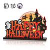 Table Ornament Halloween Party Activity Desktop Decoration DIY Craft Wooden Ornament for Home Decor