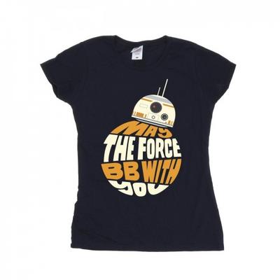 Женская хлопковая футболка May The Force BB8