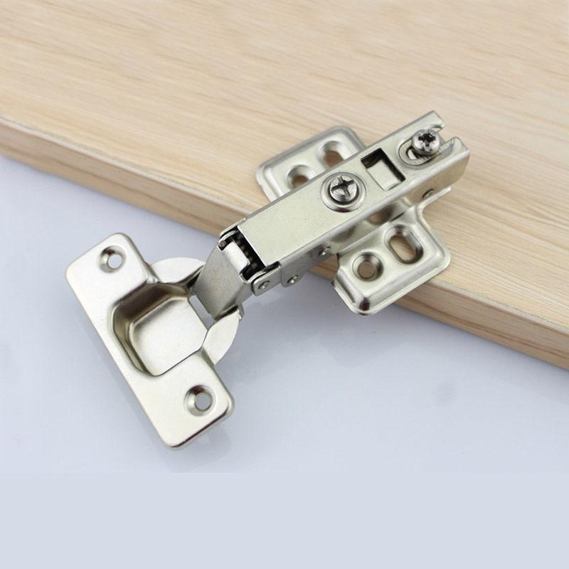 Safety Kitchen Cabinet Cupboard Door Close Full Overlay Hydraulic Hinge Plate