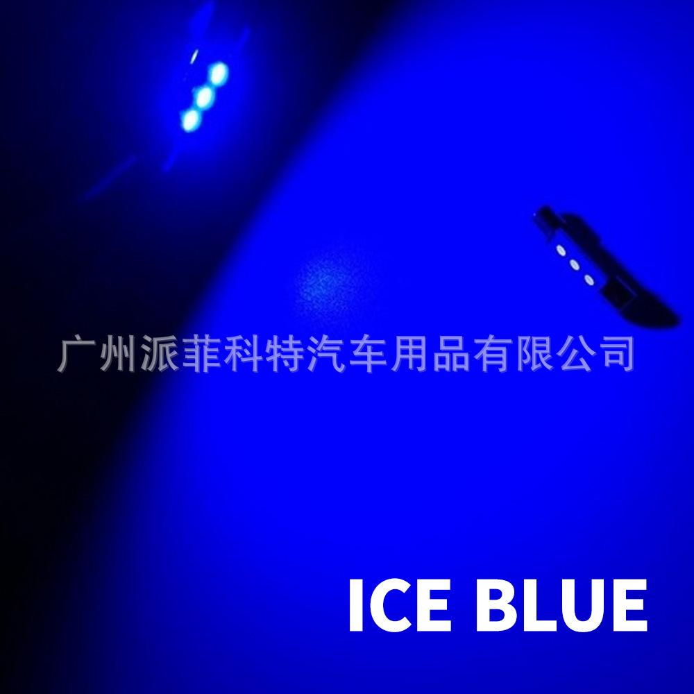 10pcs 28mm B6.0 Double Ended Festoon LED Bulbs, DC 6V 3030 3SMD Car Vanity Mirror Light, Dome Interior Reading Fuse Lamp Auto Mod Light