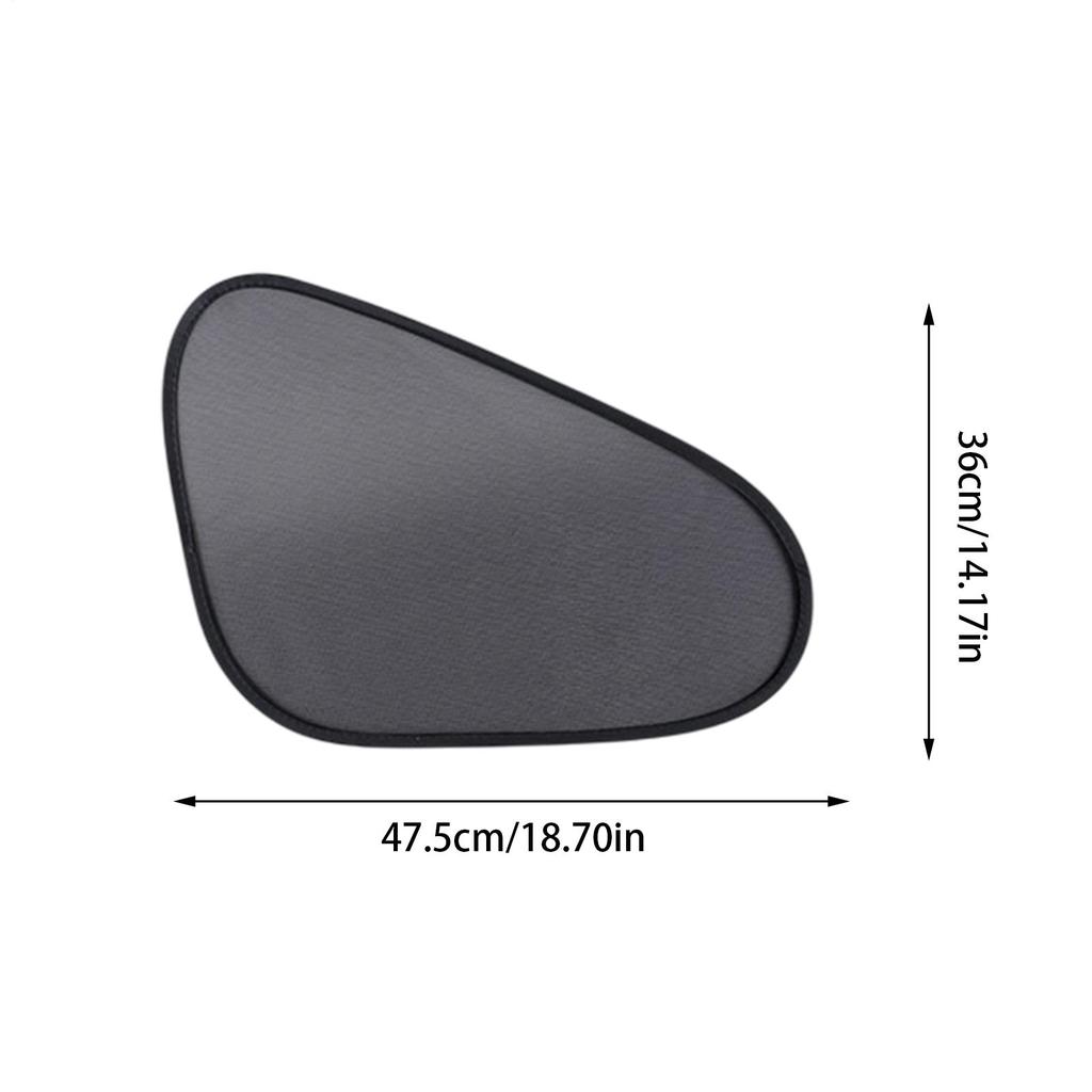 Car Window Shades Auto Side Window Sun Cover Electrostatic Adsorption Vehicle Glass Sunblock Cover For Camping Road Trip Sedan