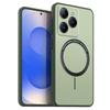 Матовый Полупрозрачный Магнитный Чехол для телефона realme 15T Мягкий ТПУ Чехол