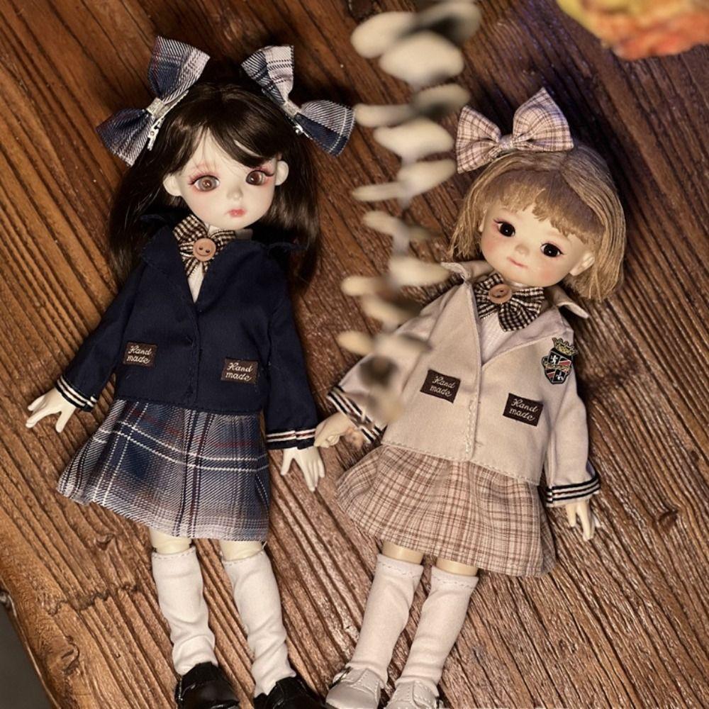 Changing Clothes 1/6 Dolls Clothes Casual Wear BJD Doll Outfit 30cm Doll Uniform DIY Toys