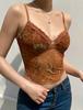 Women Lace Sexy Tank Top With Padded