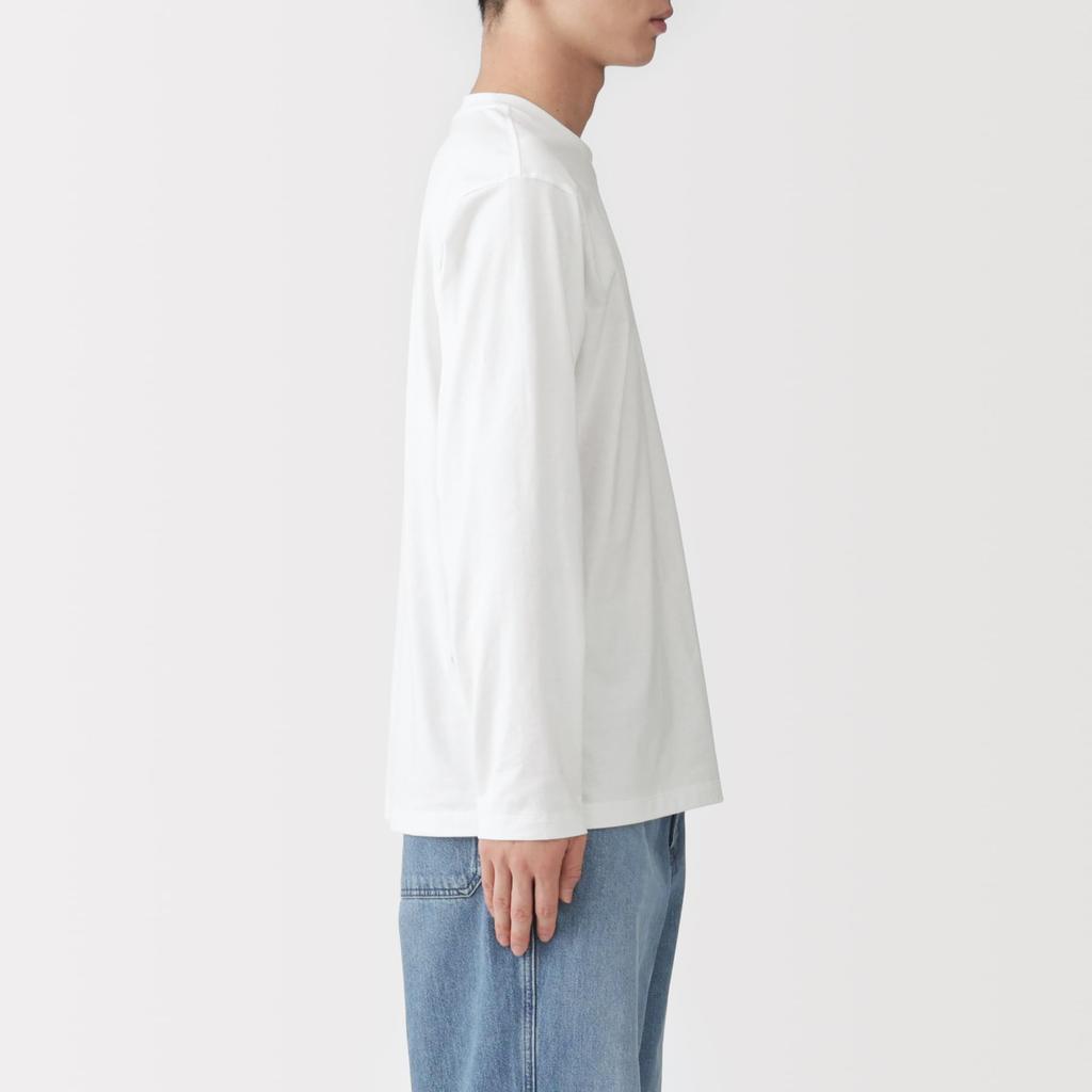 MUJI Японская футболка с длинным рукавом