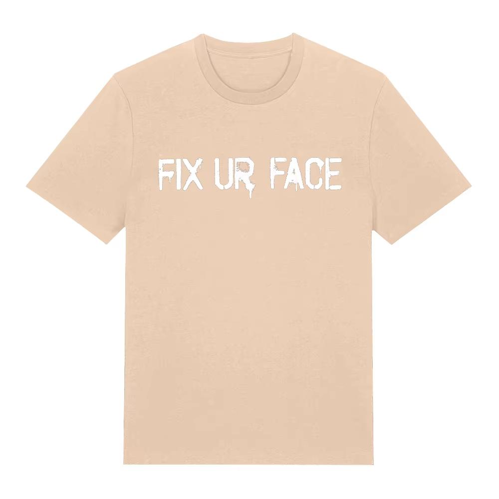 Machine Gun Kelly Fix Ur Face T Shirt MGK 2026 New T Shirts Women Men's Gothic Hip Hop Top Pure Cotton Tees Streetwear