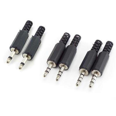 3,5 мм RCA штекерный разъем 2 3 4 полюса моно стерео аудио видео двойной аудио адаптер кабель провод для разъема наушников