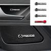 2/4pcs Car Speaker Audio Sticker Interior Decoration For 3 5 6 323 626 RX8 MX3 MX5 CX5 Atenza Axela Auto Accessories