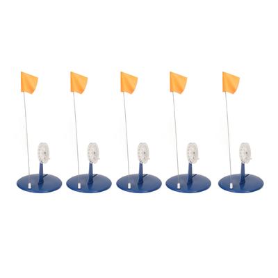Набор из 5 штук сигнализаторов поклевки для зимней рыбалки, жерлицы, маркер для зимней удочки, простой в использовании, портативный, стабильный, принадлежности для подледной рыбалки для улицы