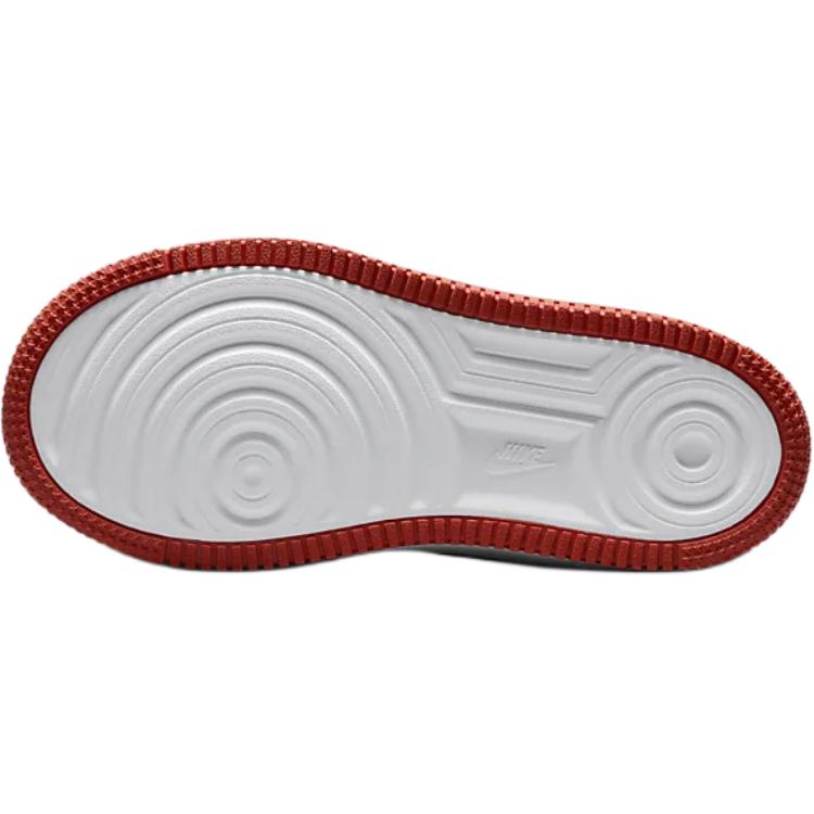 Nike Air Force 1 Модные Прочные Низкие Детские Кроссовки Детские Кроссовки Белый Красный FN0237-116