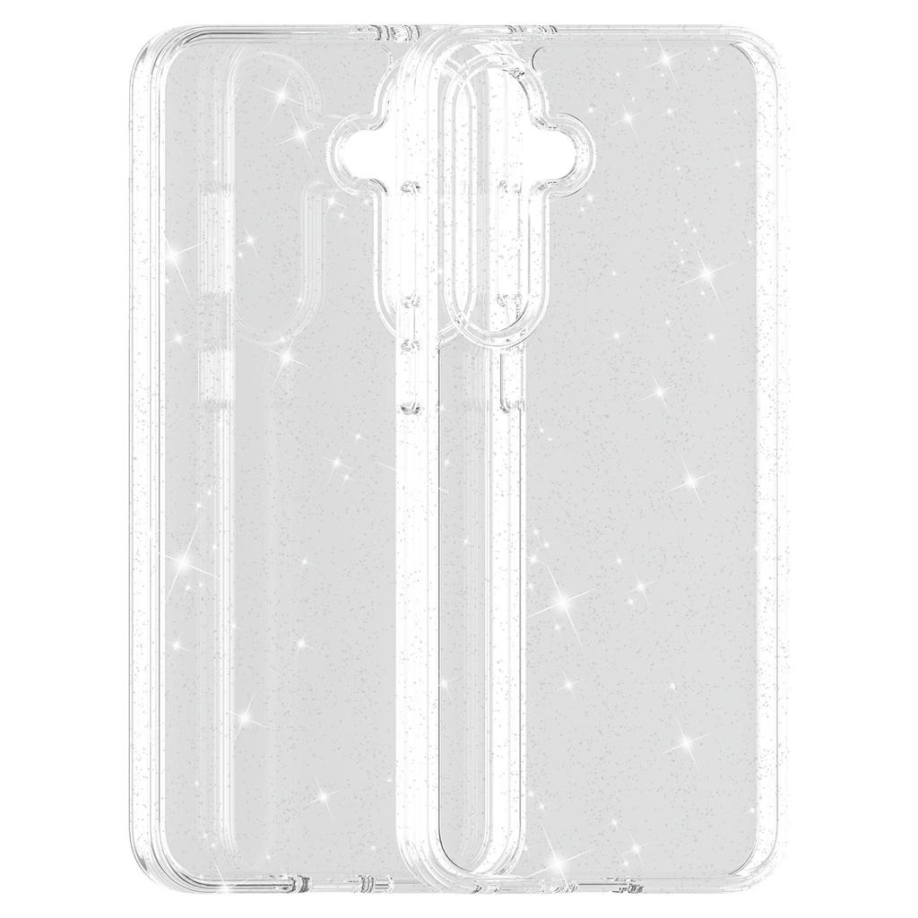 Чехол для Samsung Galaxy S25 FE Сверкающий порошок Блестящий Блестящий Мягкий ТПУ+Твердый ПК Задняя крышка