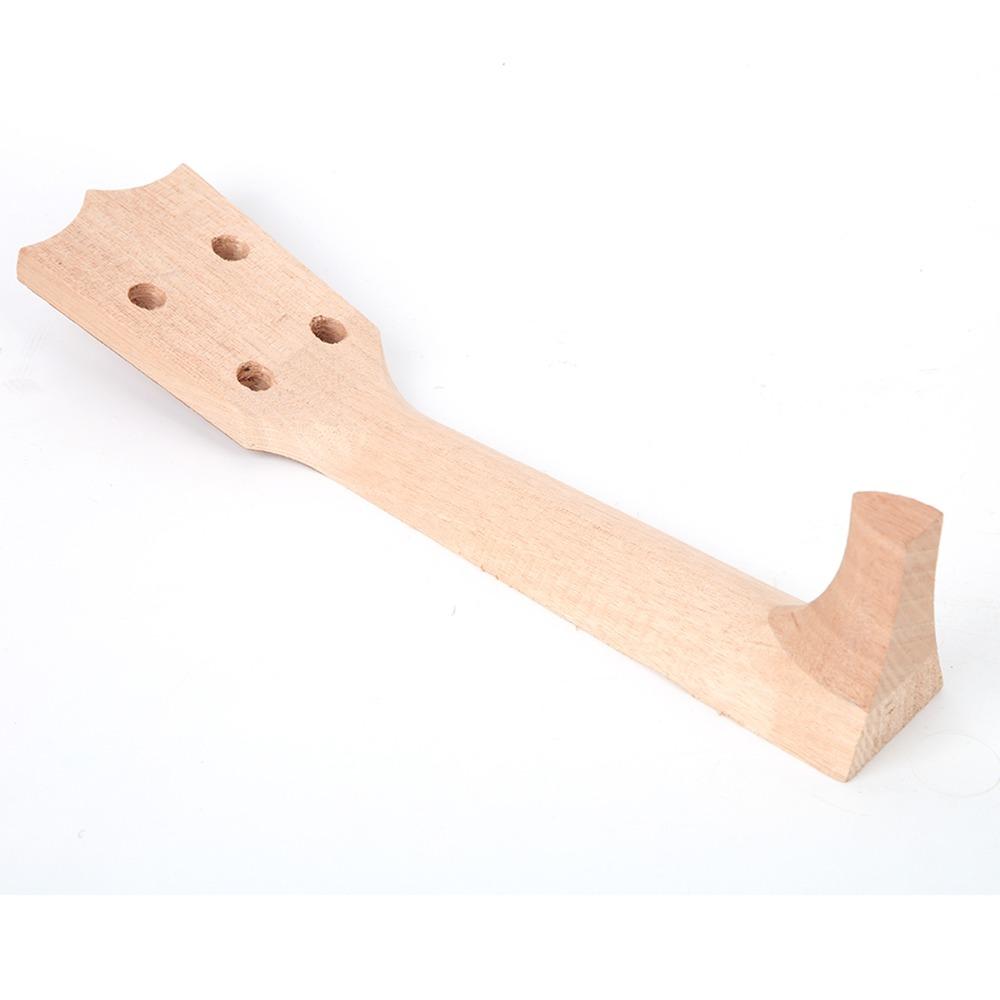 21in 23in Ukulele Fretboard Wooden Color Ukulele Neck Set Ukulele Replacement Neck  Concert Ukulele