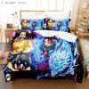 Demon Slayer Bedding Set Anime Kids Duvet Cover Sets Bed Linen Twin Queen King Single Size Home Textiles Kawaii Bedclothes