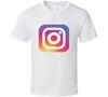 Instagram Футболка Новый Логотип Приложение Хэллоуин Группа Семья Пара Костюм Футболка Унисекс Футболка