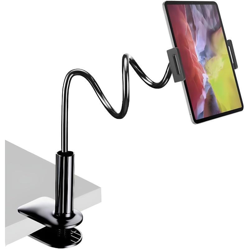 Tablet Stand Holder Mount mobile phone Clip with Flexible Gooseneck Arm Compatible for IPad Mini Pro Air Kindle Samsung