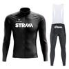 Men Women Cycling Jersey Set Long Sleeve Quick Dry Bike Outfit Road Mountain Biking