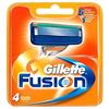 Бритва - GILLETTE - Fusion - 4 лезвия - Совместимость с гелем - Для мужчин