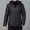 Winter Warm Jacket Men's Down Hooded Jacket Casual Padding Parkas Lightweight Men Padded Coats In External Clothes