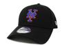 New Era 9FORTY MLB New York Mets Черная кепка,