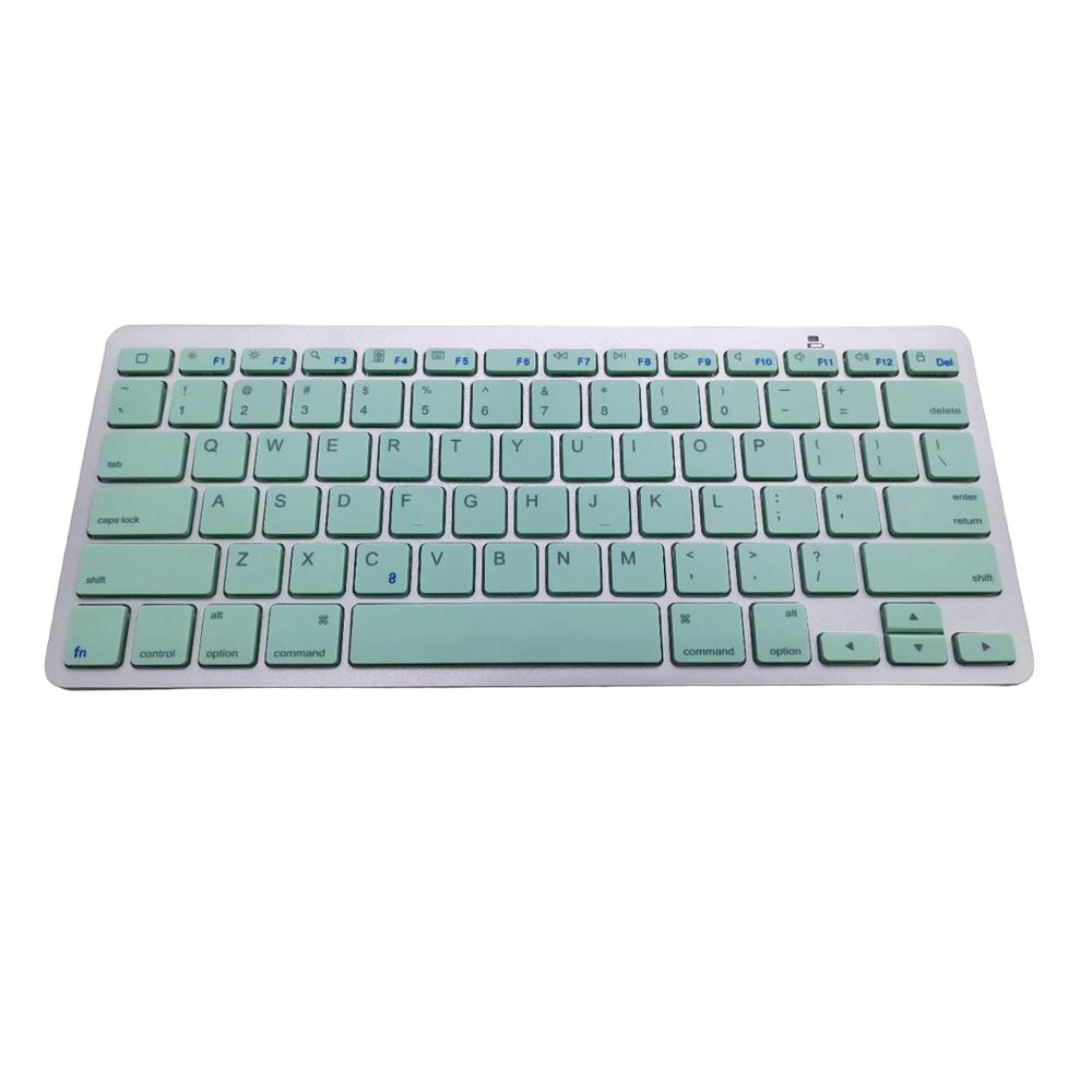 Oem Keyboard Low Moq Portable Ultra Thin Mute Wireless Keyboard Compact Mini Travel Portable Computer Office Bluetooth Keyboard