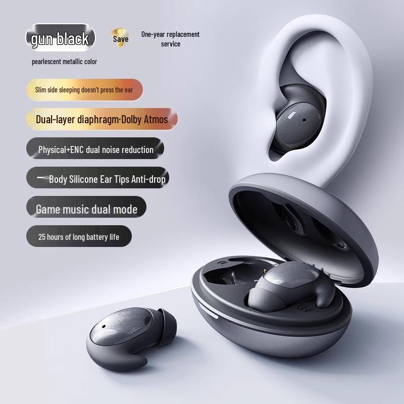 Bluetooth-наушники для сна в уши: С шумоподавлением, Подходят для ASMR, Удобны для сна на боку, Беспроводные наушники.