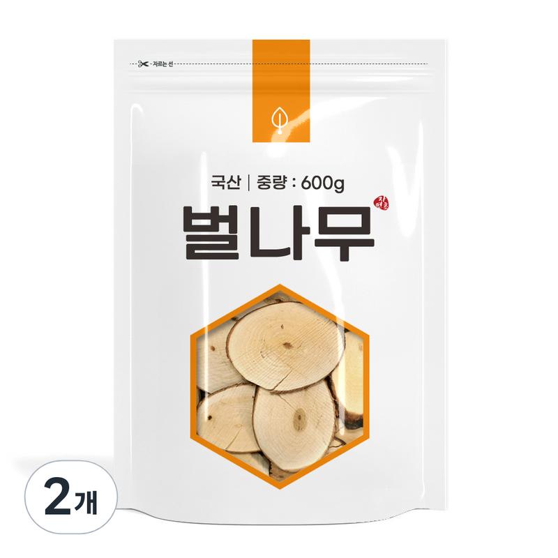 Natural Herb Thick Branches Sancheongmok Beolnamu, 600g, 2 Pieces