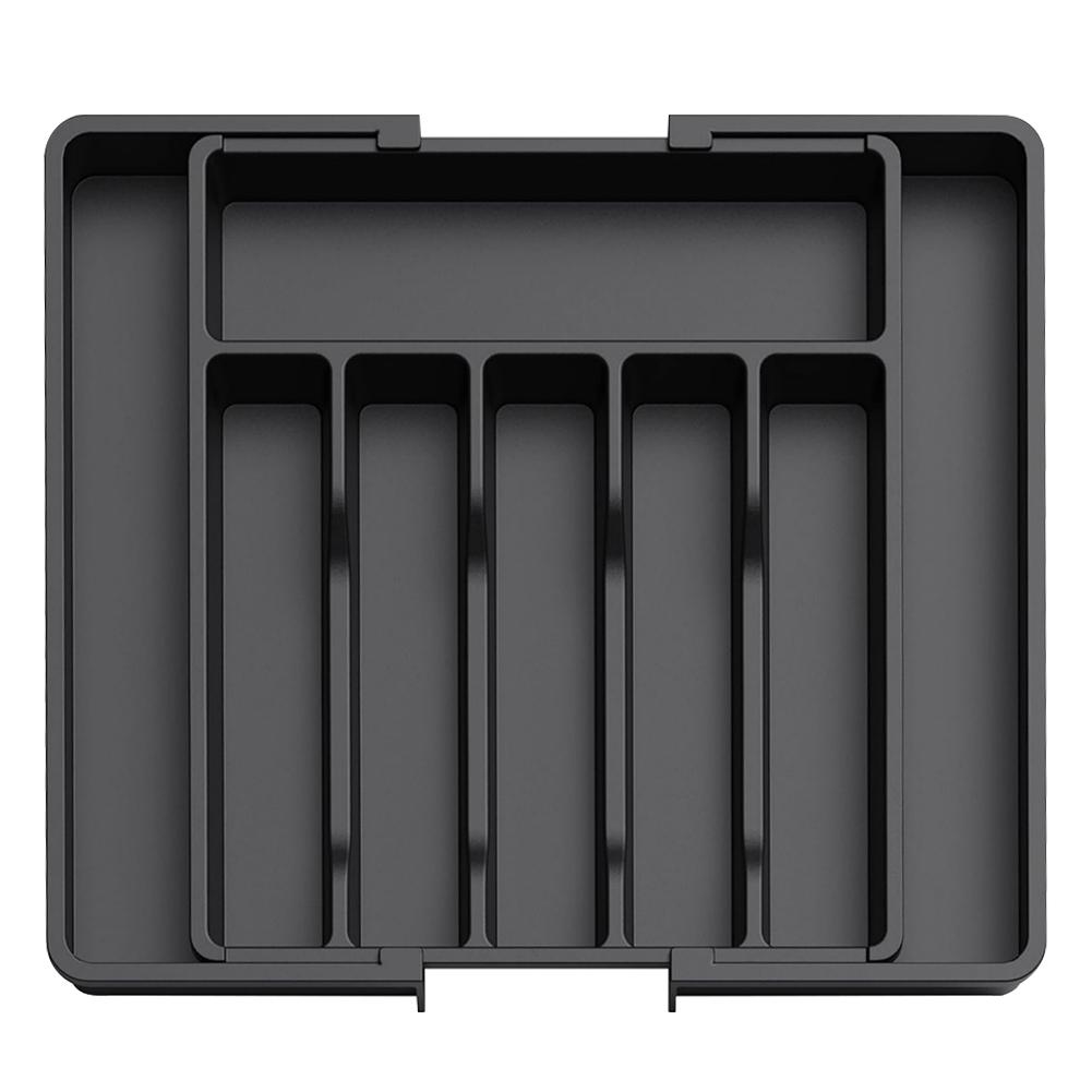 Регулируемый органайзер для столовых приборов Ящик для столовых приборов Лоток для хранения столовых приборов для ложек Держатель для ножей Органайзер для столовых приборов