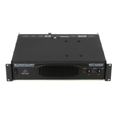 Behringer Усилитель мощности Макс. 2000 Вт x 2 Оснащен лимитером переходных процессов ATR Оснащен выходными клеммами EP4000 Черный (2 Ом) (Ускоренный ответ)