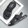 Сандалии мужские летние мужские нескользящие повседневные кожаные туфли спортивные для вождения деловые тапочки мужская обувь пляжная
