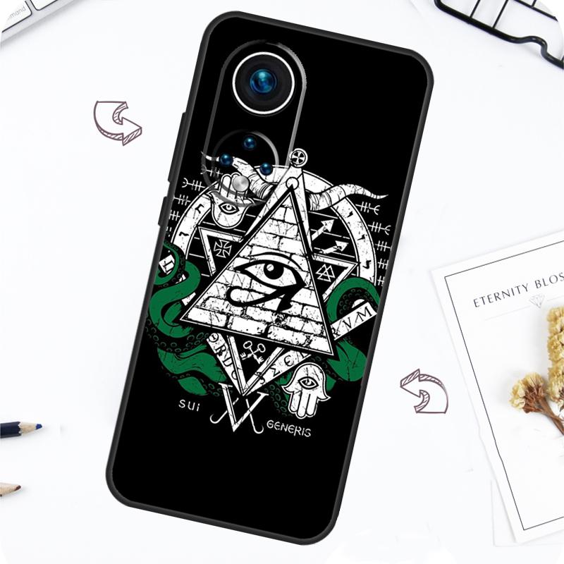 Чехол-футляр с символом Глаза Пирамиды для Honor Magic 7 Lite 5 6 Pro Honor 200 50 70 90 Lite X8b X9a X8a X8 X9 X9c X9b