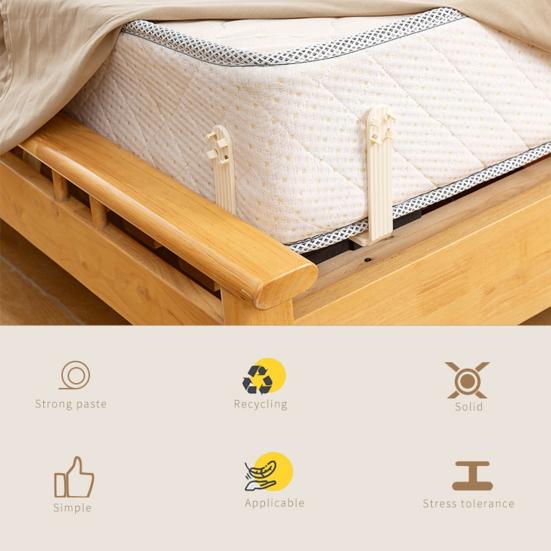 4 шт. держатели простыней пряжки для простыней на резинке боковые пряжки для простыней матраса фиксируют простыни плотно и надежно для всех размеров матрасов