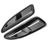 2Pcs Car Gloss Black Front Bonnet Vents Cover Trim For Jaguar XKR XK8 Decoration