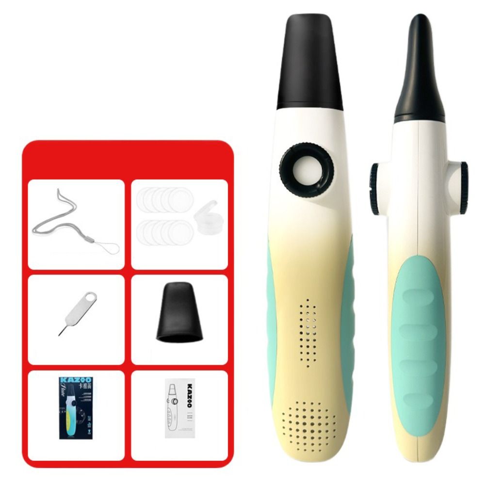 Portable Double Hole Kazoo Multi Colors Accompaniment Kazoo Wind Instrument Music Gift