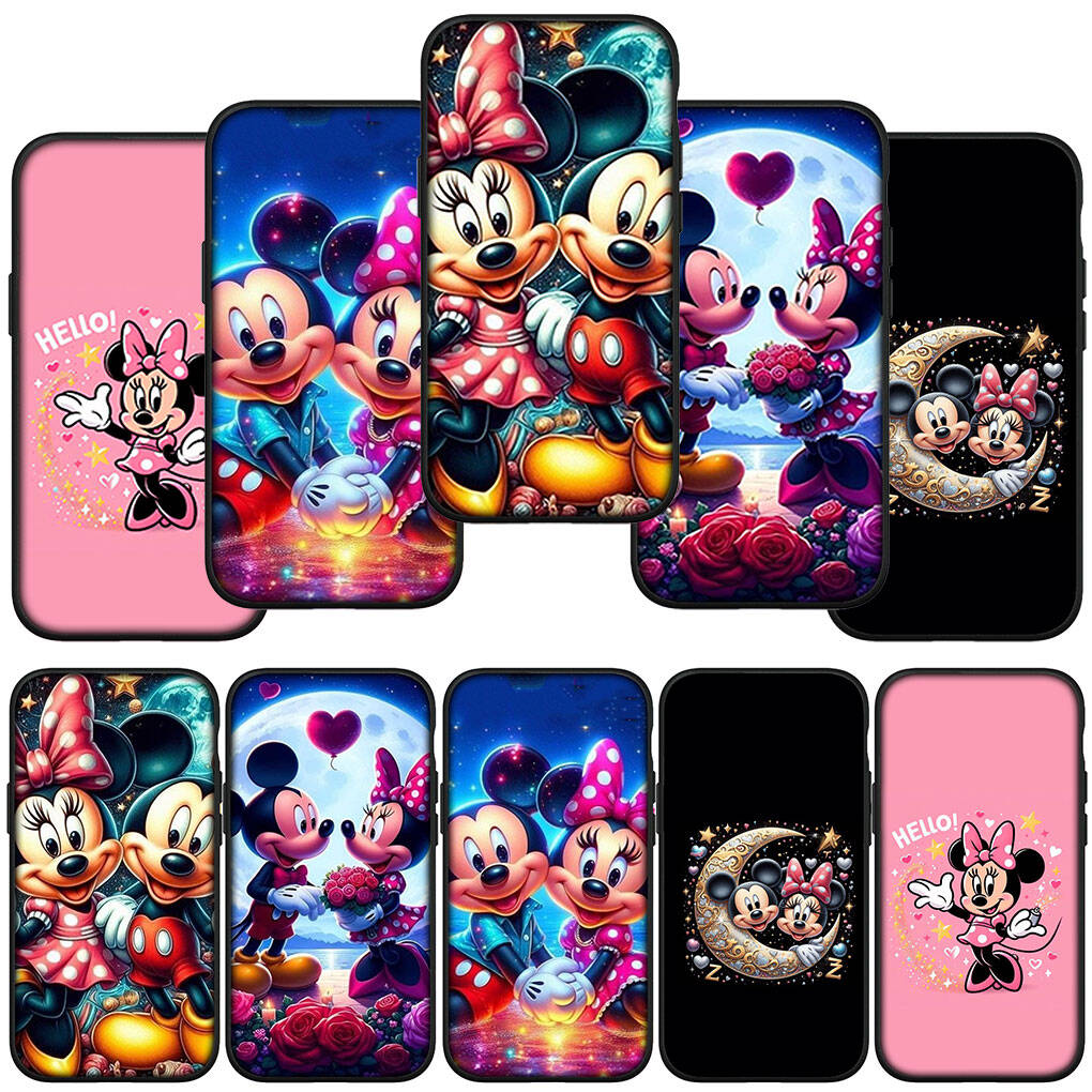 Чехол для телефона для iPhone 17 16 15 Xiaomi Poco F8 F7 X7 X6 M8 C85 C75 C71 Redmi Note 14 13 12 11 Pro Max A4 14C 13C 15C Новый милый чехол Микки Маус и Минни