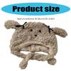 Cartoon Hat Thicken Head Wrap Furry Puppy Soft Thicken Hood for Women Outdoor Wear for Winter Sports Cycling Skiing
