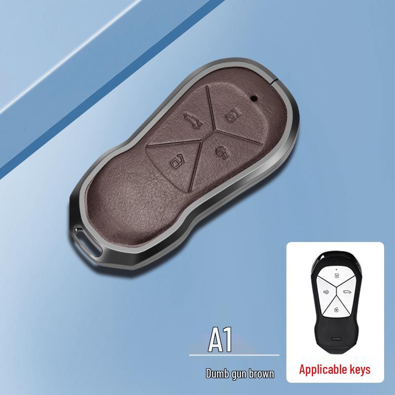 Compatible with XPeng P7i, G6, G9, P5, G3i key case - Premium Protective Shell with Buckle.