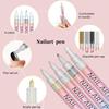 Nail Art Pen Set DIY Plastic Paint Markers for Gel Nails 0.7mm Tip Doodle Drawing Pens Gift for Beginners And Professionals