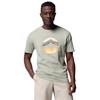 Path Lake II Graphic Tee, Mens Green T-shirt
