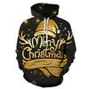 Christmas Snowman New Snowflake 3D Sweatshirt European Size Hot Selling Christmas Tree Man Hoodie