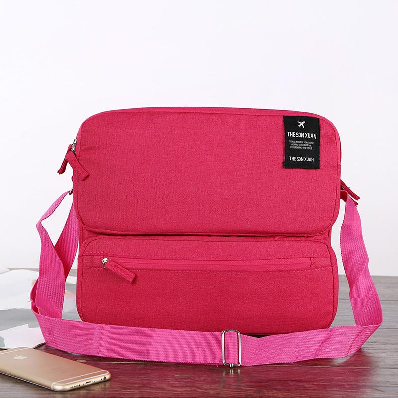 Large Capacity Multi-layer One Shoulder Messenger Bag Business Travel Work Commute Daily Storage Bag