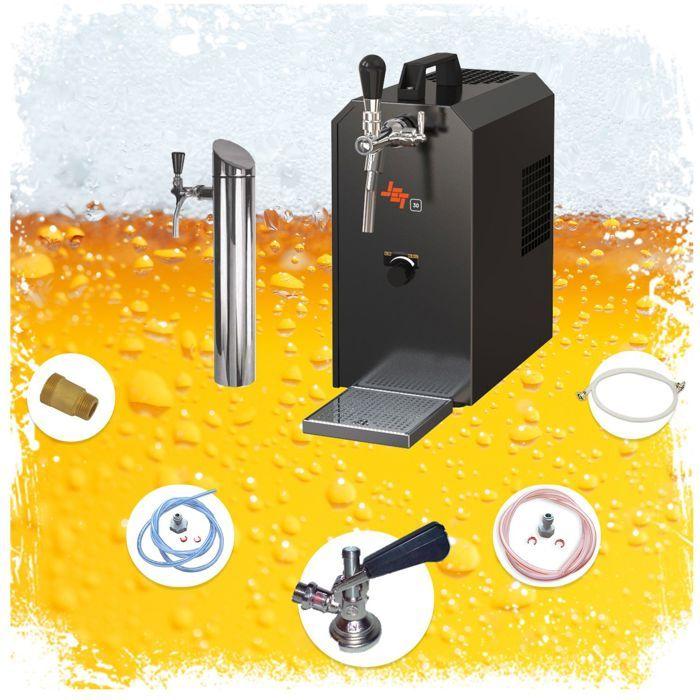 Ensemble complet - Tireuse a biere avec pompe à membrane - JET 30K machine a biere, pompe a biere 1 ligne, 30 litres/h, KEG:Type M