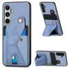 For Samsung Galaxy A56 5G Case with K-Shaped Kickstand Leather Phone Back Cover