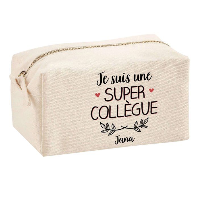 Trousse multifonction Jana Super Collègue Cadeau Anniversaire Noël Idée Personnalisé Original | Trousse Scolaire Fournitures Bureau