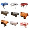Bloody Tablecloths Plastic Skull Zombie Bloody Table Cover Bloody Handprints Tablecloths Rectangle Scary Cover